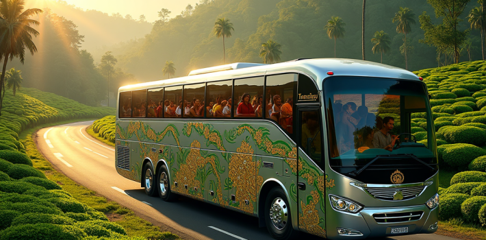 Group Travel in Kerala: Bus Hire for Weddings, Pilgrimages & Tours | Anpin Travels
